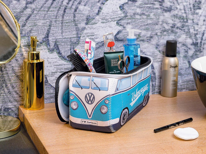 BRISA VW Collection - T1 Bulli Bus Kulturbeutel Kosmetiktasche | Volkswagen Universaltasche Waschbeu