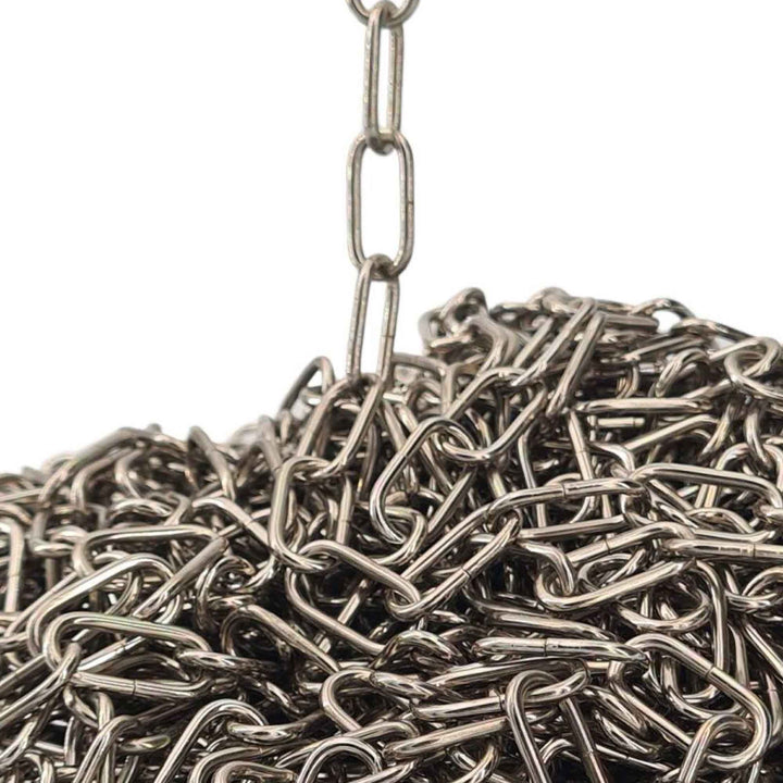 Christoph Palme 10m Eisenkette ø 2mm Glatt Zierkette Rundstahlkette Rundgliederkette Kette (Silber),