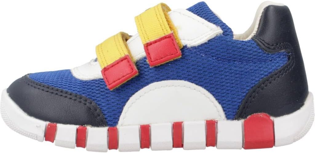 Geox Jungen B Iupidoo Boy First Walker Shoe 24 EU Royal Navy, 24 EU Royal Navy
