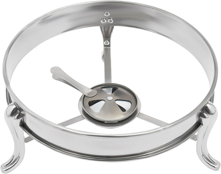Rund Chafing Dish 28cm Edelstahl Esszimmer Herd Chafing Dish Food Warmer ohne Ohren für Buffet-Resta
