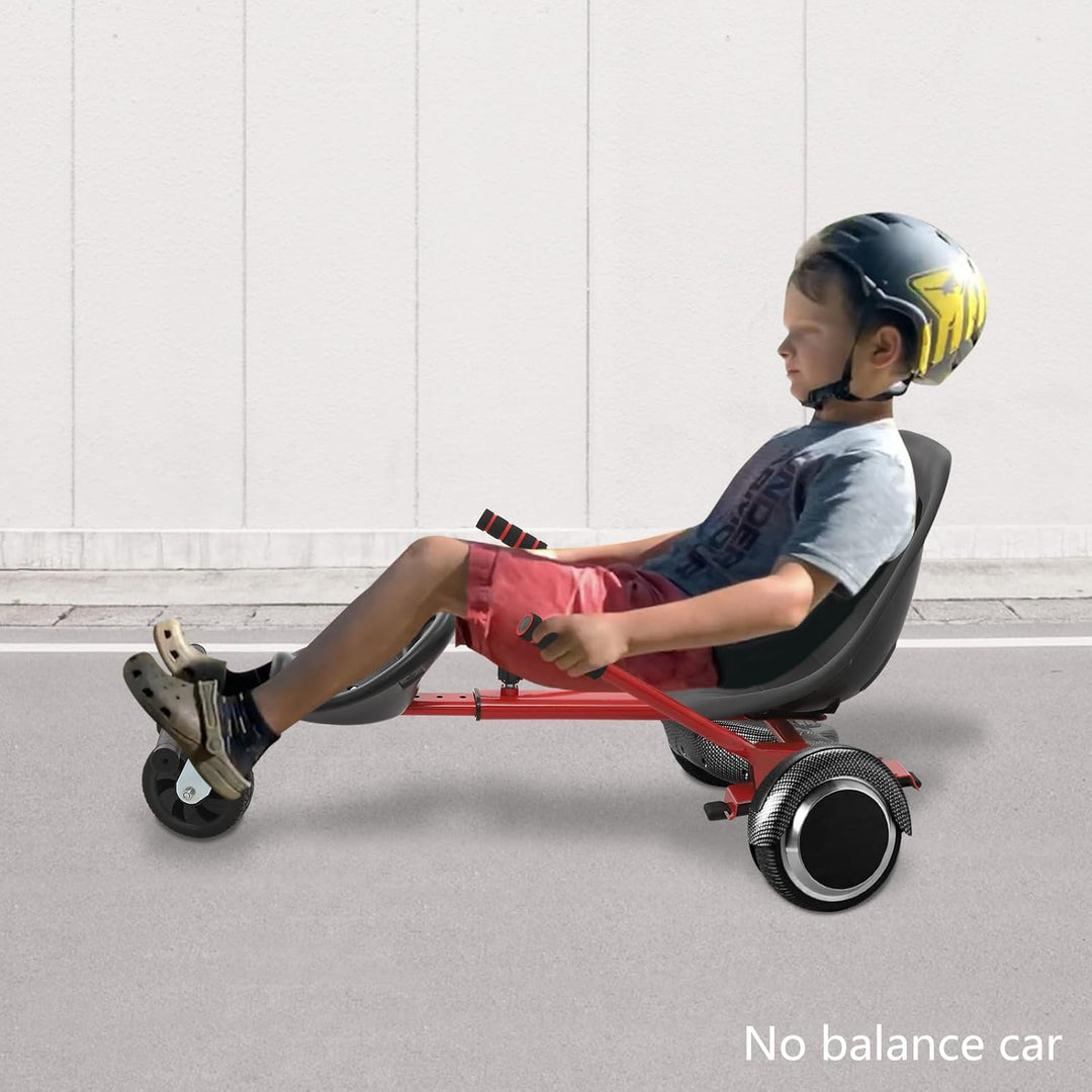 Hoverboard Sitz Verstellbarer für Self-Balance Scooter mit Frontreifen für 6.5"-10" Hoverboards, Uni