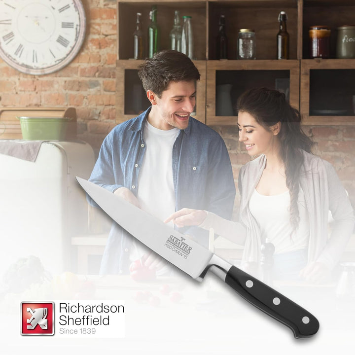 Richardson Sheffield V SABATIER Kochmesser 6'' | extra scharf & schnitthaltig | 15 cm Klinge | Kling