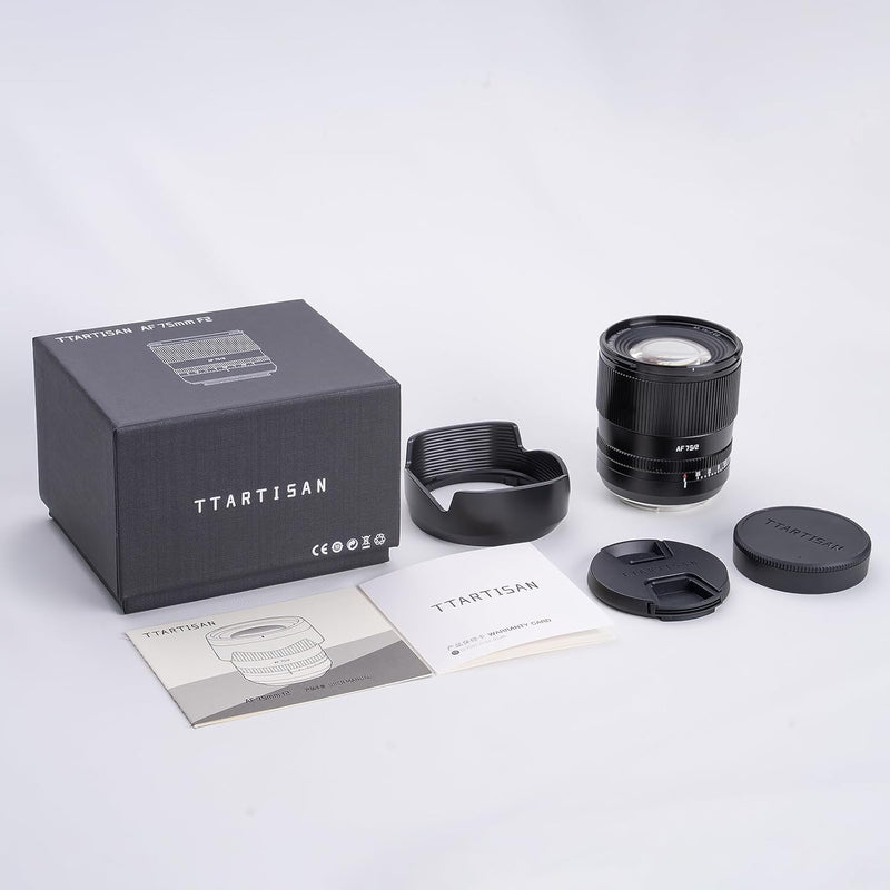 TTARTISAN 75mm F2.0 Kameraobjektiv für Sony E Mount Autofokus Vollformat Portrait objektiv