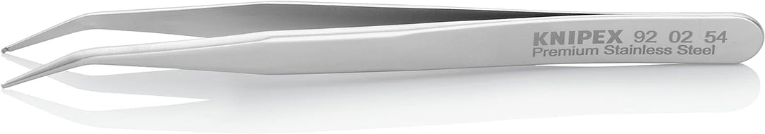 KNIPEX SMD-Präzisionspinzette Mattiert Glatt 115 mm, 92 02 54