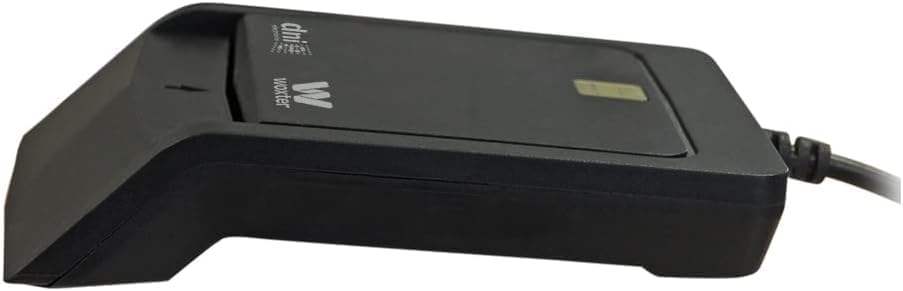 Woxter schwarzer elektronischer DNI-Reader - Smart Electronic DNI-Reader, DNI 3.0, Plug und Play, ko