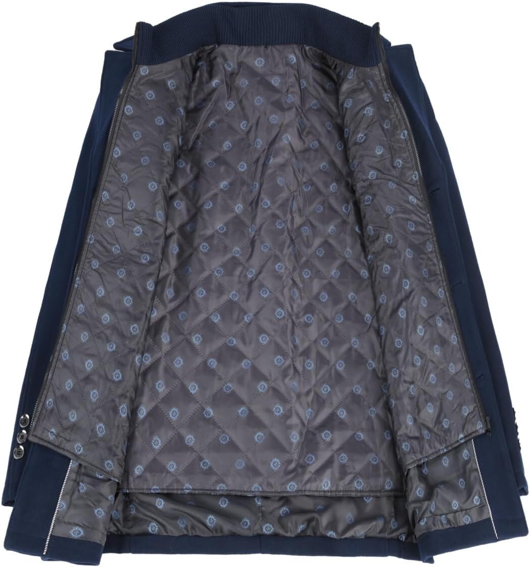 YOUTHUP Herren Mantel mit Steppweste Winter Wollmantel Wolle Freizeit Dicker Übergangsmantel Outdoor