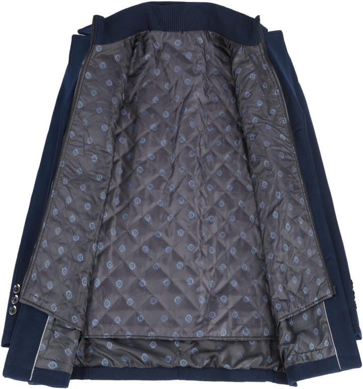 YOUTHUP Herren Mantel mit Steppweste Winter Wollmantel Wolle Freizeit Dicker Übergangsmantel Outdoor