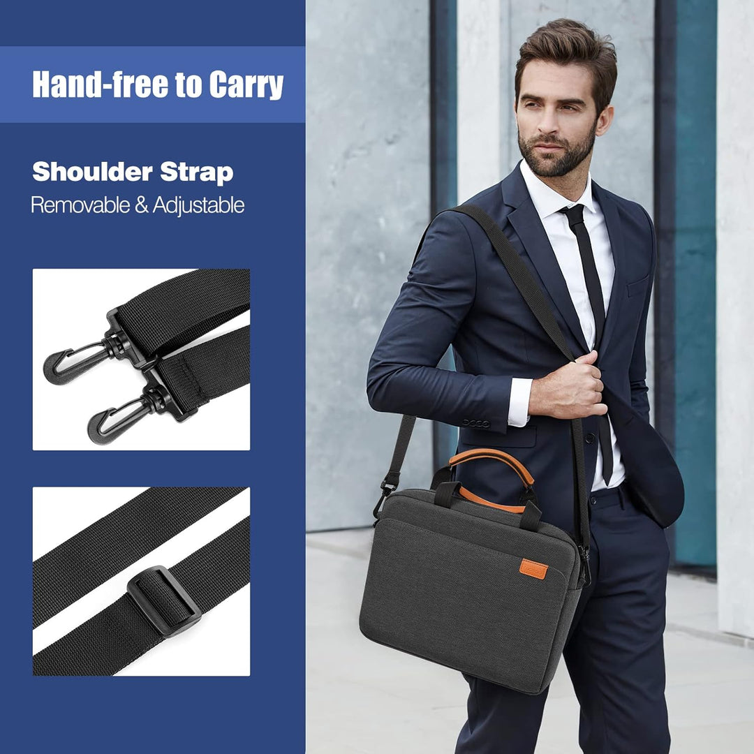MoKo 12.9 inch Tablet Tasche Hülle, Tragetasche Umhängetasche aus Polyester, Schutztasche mit Schult