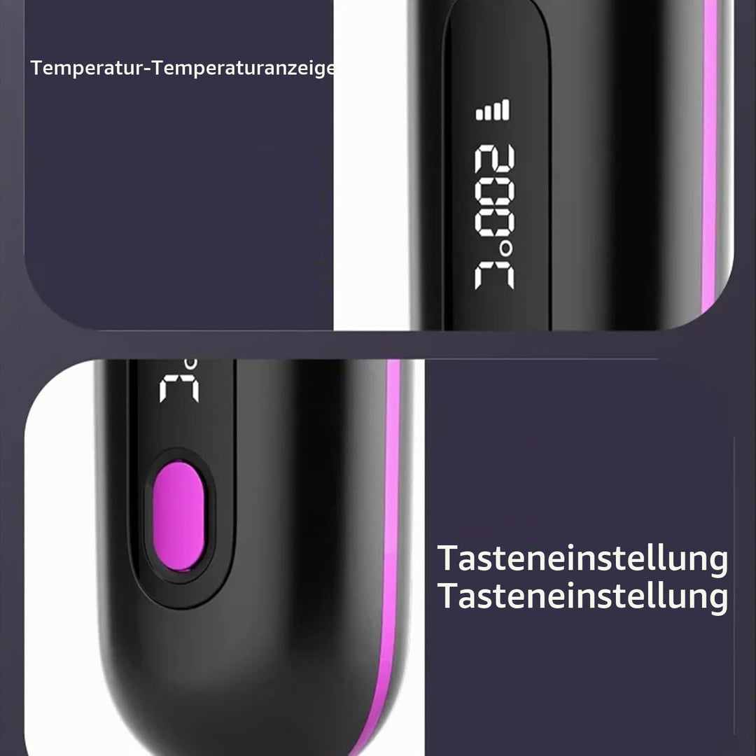 Stylingbürste Für Kurze Haare, Stylingbürste für Kurze Haare, Haarbürste Elektrisch Go Brush Pro Glä