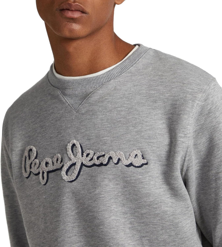 Pepe Jeans Herren Ryan Crew Sweatshirt XL Grau (Grey Marl), XL Grau (Grey Marl)