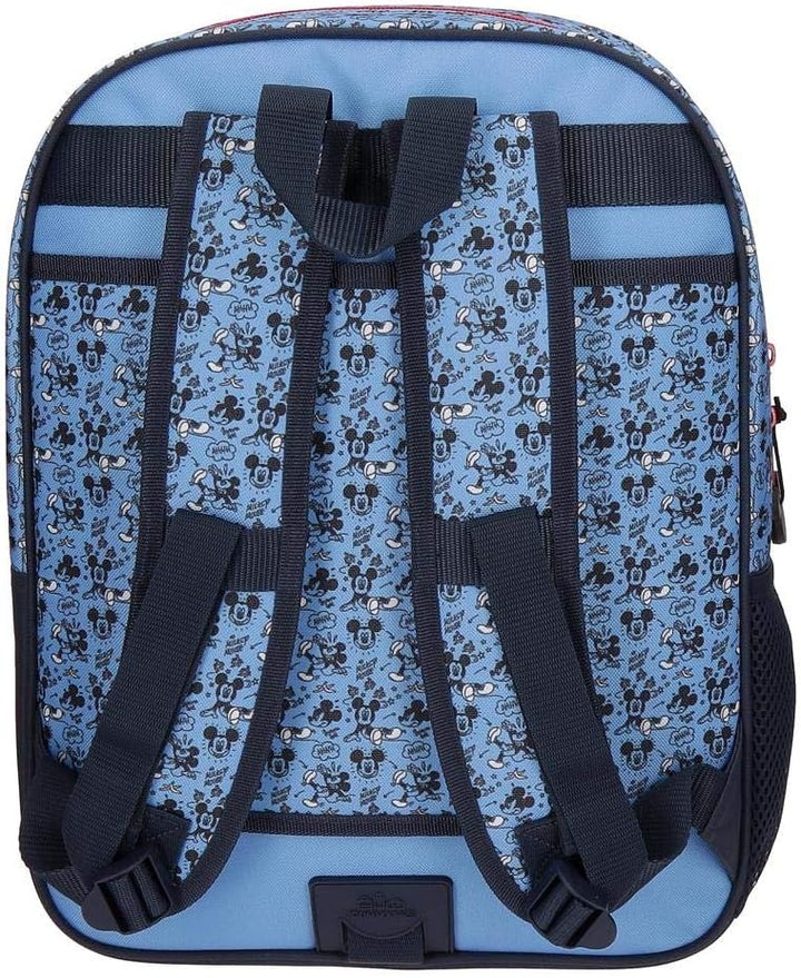 Disney Mickey Moods An Trolley anpassbarer Rucksack Rot 30x38x12 cms Polyester 13.68L Adaptable Ruck