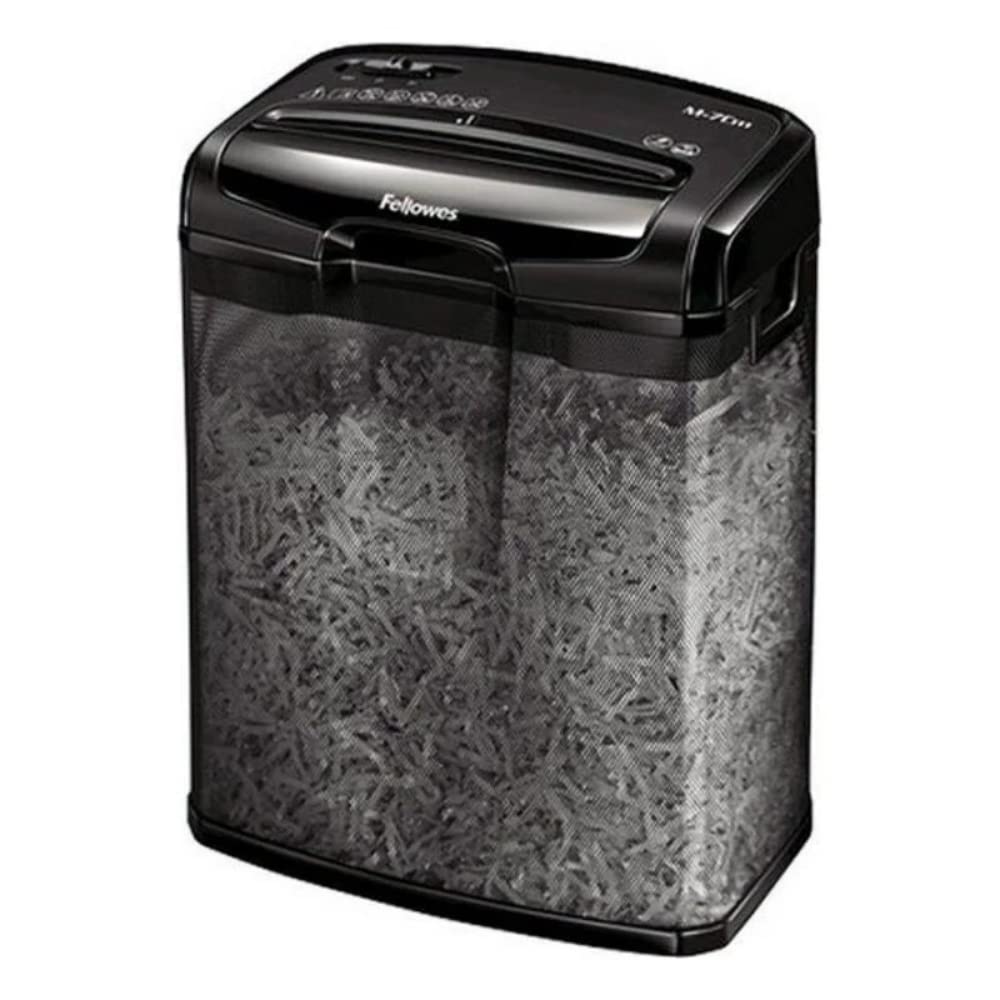 Fellowes Aktenvernichter Powershred M-7Cm, 7 Blatt, 4x35mm Partikelschnitt (P-4), für 1 Nutzer Zuhau