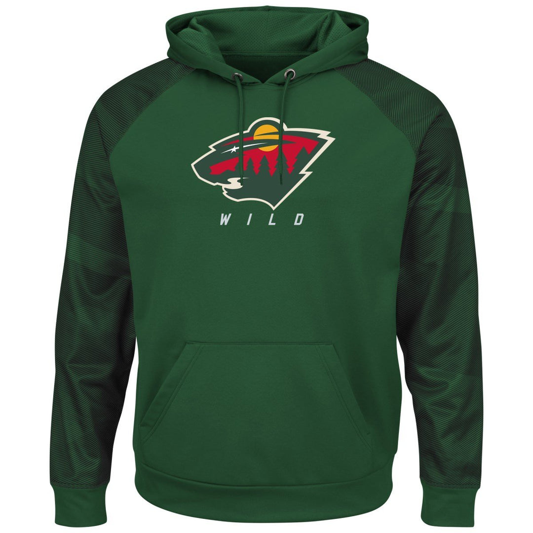 VF LSG Herren NHL Penalty Shot Langarm-Kapuzen-Fleece L Dunkelgrün/Natur, L Dunkelgrün/Natur