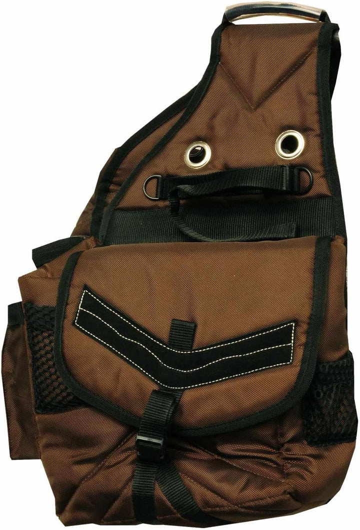 Satteltasche Packtasche für Pferde wattiert mit 4 seitlichen Taschen 013/88