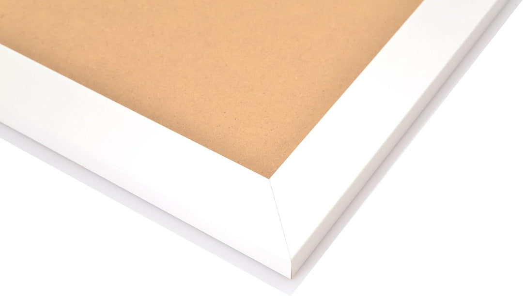 Stallmann Design Bilderrahmen 50x80 cm weiss Holz mit Acrylglas Rahmen-Breite 40mm Posterrahmen Wech