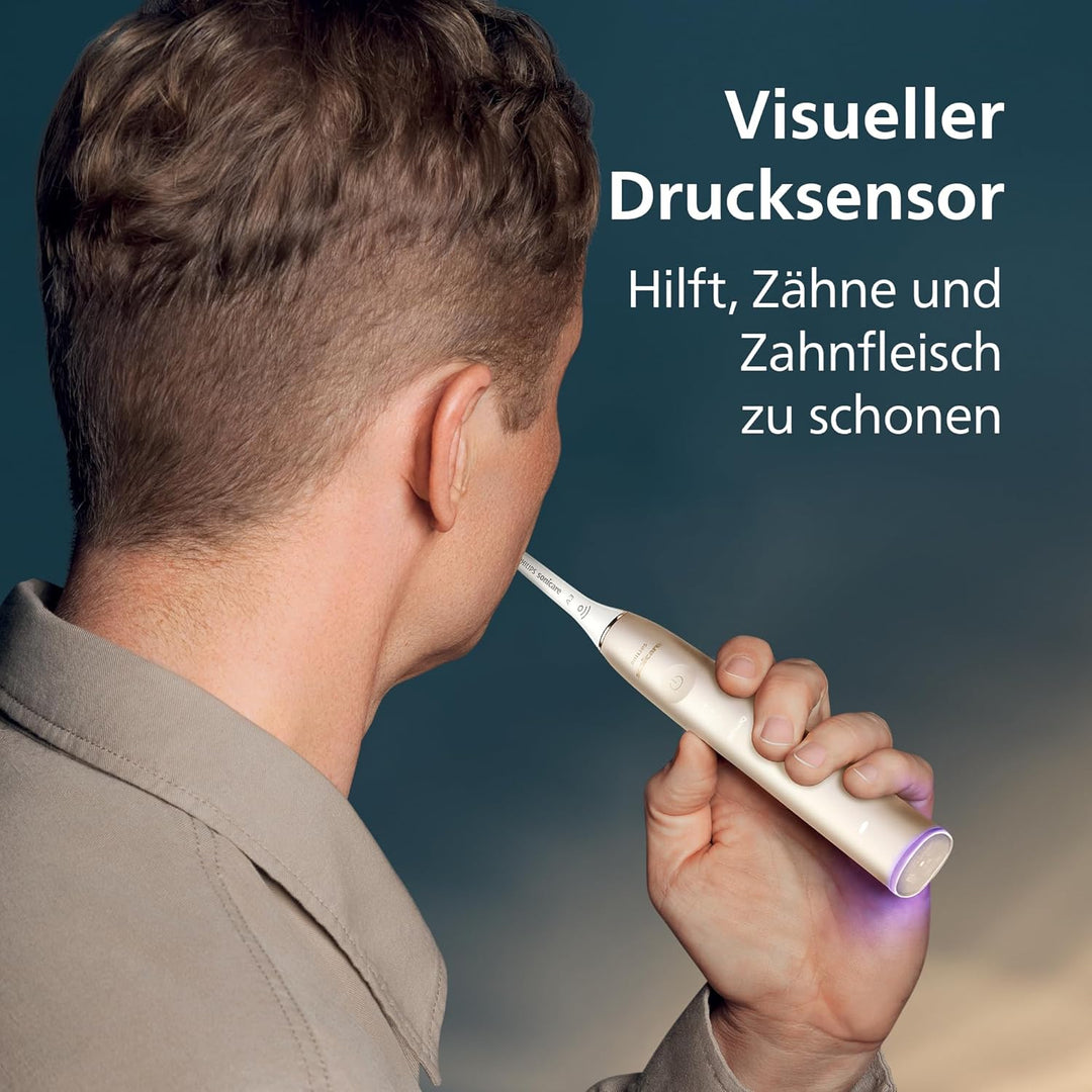Philips Sonicare DiamondClean Prestige 9900 – Elektrische Schallzahnbürste mit 1x A3 Premium-All-in-