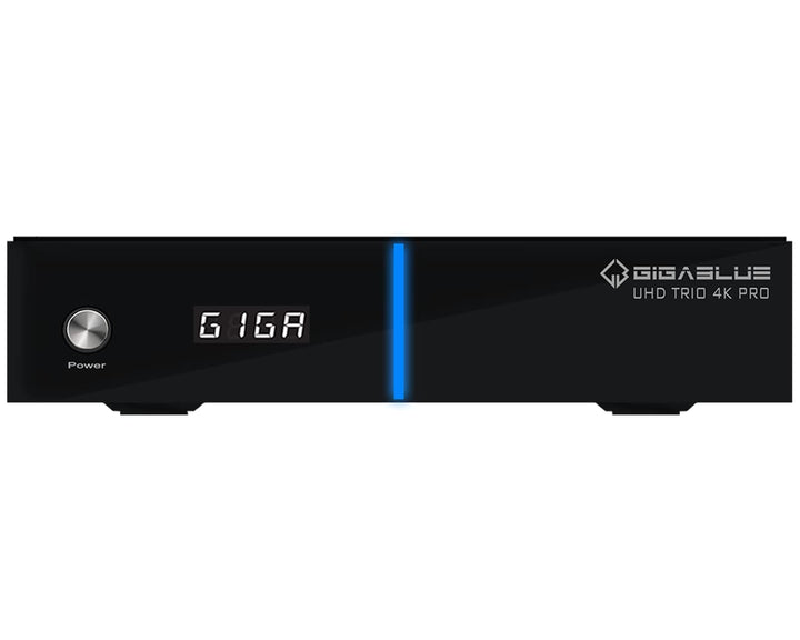 GigaBlue UHD Trio 4K PRO - Combo Tuner, W-LAN 1200Mbps, 1 x DVB-S2X Tuner, 1 x DVB-C/T2 Tuner
