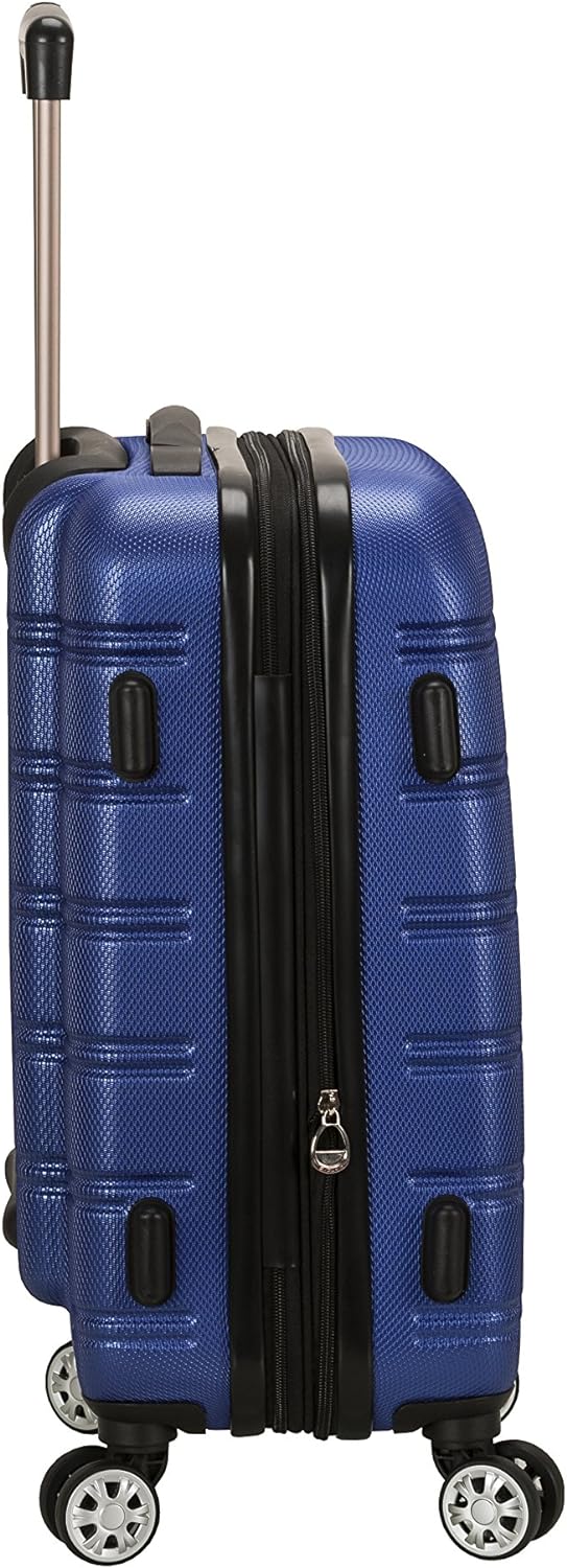 Rockland Melbourne Hardside Erweiterbares Spinner-Rad Gepäck, blau, 2-Piece Set (20/28), Melbourne H