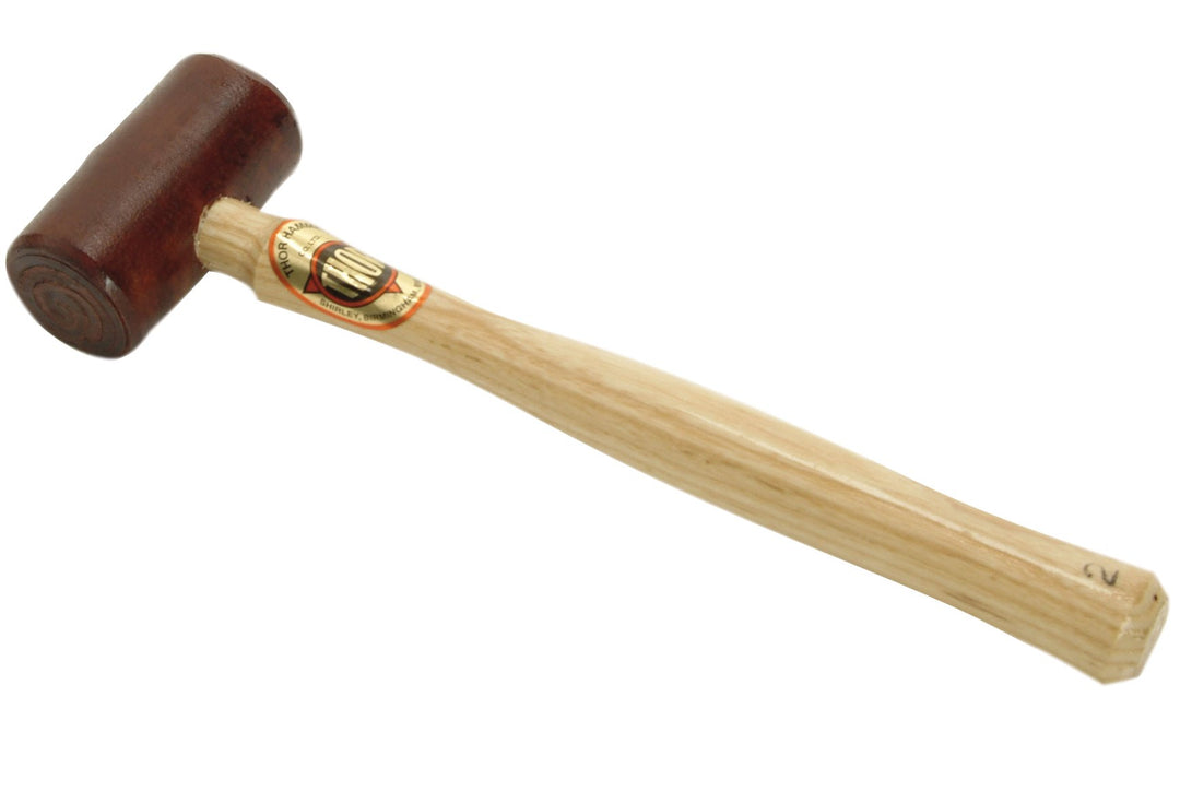 THOR 114 Rawhide Mallet Size 3 250g 44mm Dia 1 Rohhaut-hammer, Holzstiel, 1 Rohhaut-hammer, Holzstie