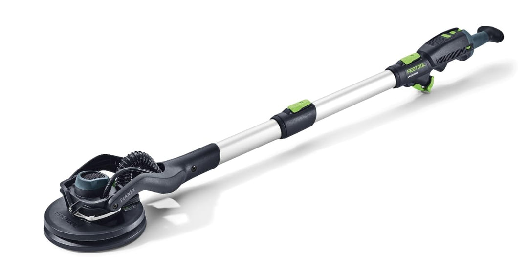 Festool Langhalsschleifer LHS 2 225 EQI-Plus PLANEX (mit Verlängerung, Schlauchclip, Klettverbinder,