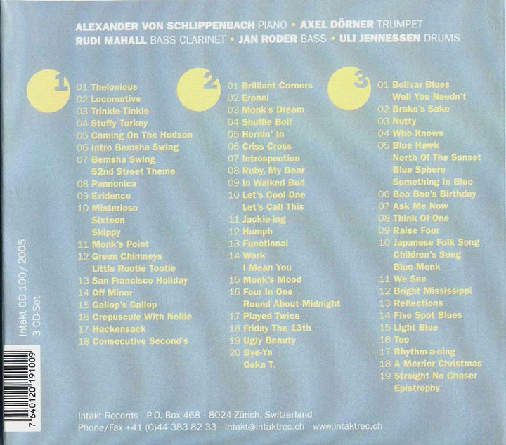 Monk's Casino, Audio-CD