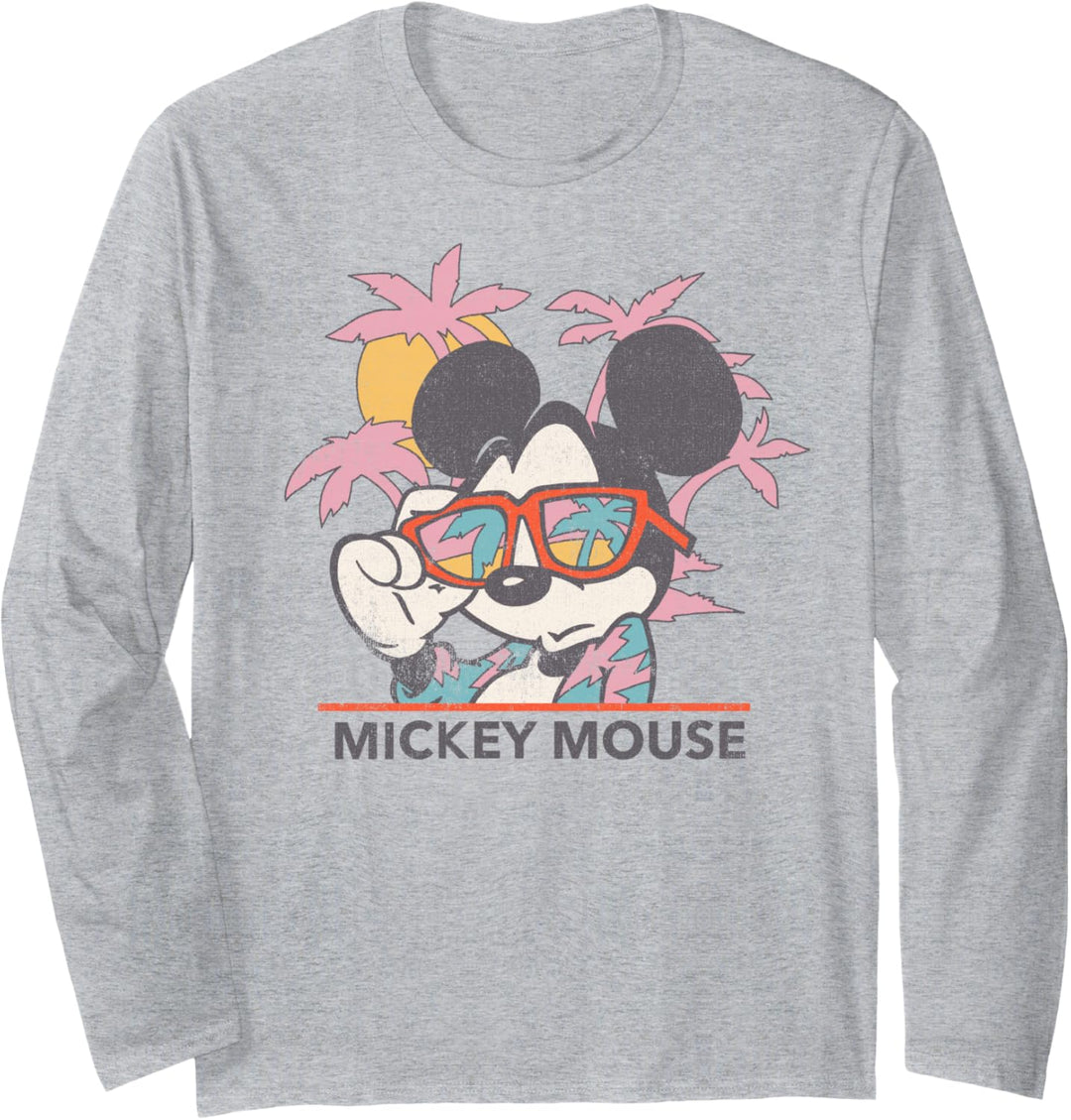 Disney Mickey And Friends Mickey Tropical Portrait Langarmshirt