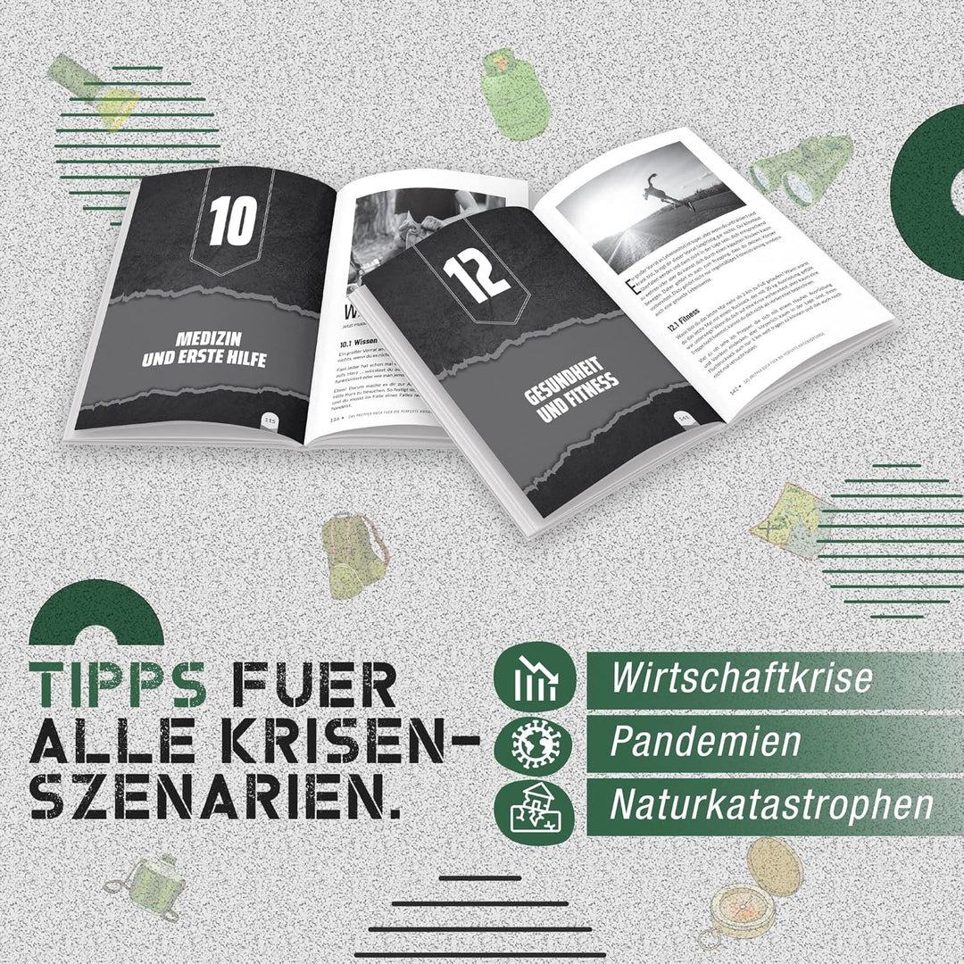 Das Prepper Buch für die perfekte Krisenvorsorge: Mehr als nur ein Survival Buch. Sei für den Ernstf