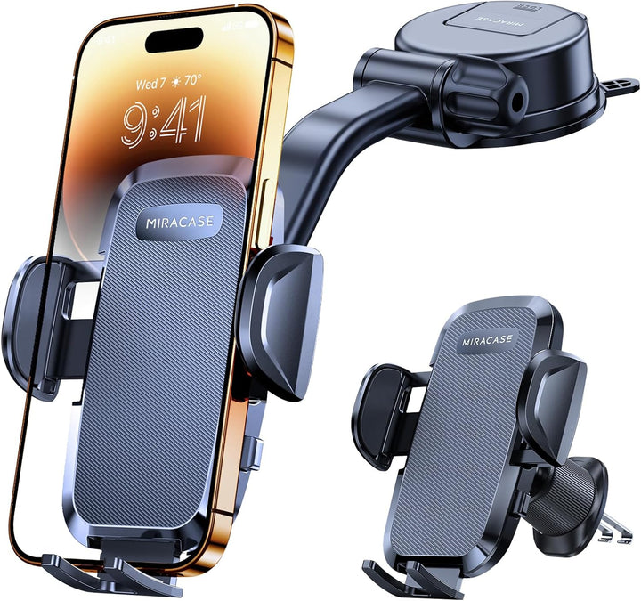 Miracase [2025 Upgraded] Handyhalterung Auto Handy Halterung,Universal Car Phone Holder[Stärkste Sau