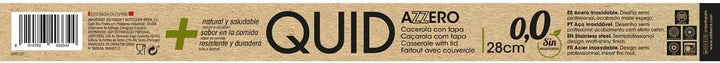 Quid Kochtopf 28 x 13,5 cm AZZERO QD, Metall, Stahl, 28x13,5cm, 28x13,5cm