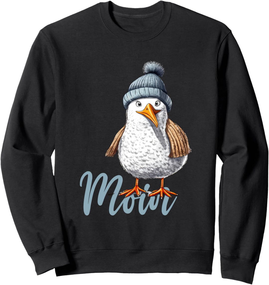 Ostsee Nordsee Möwe See Meer Segeln Wasser Strand Urlaub Sweatshirt