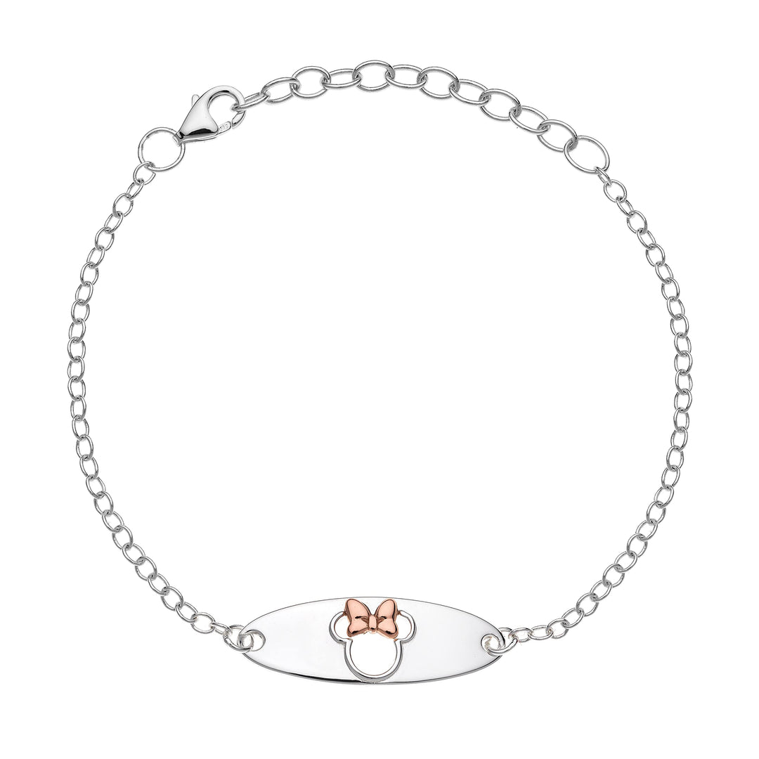 Disney-Armband aus Silber mit einer zentralen Figur, die Minnie darstellt Minnie-Teller, Minnie-Tell