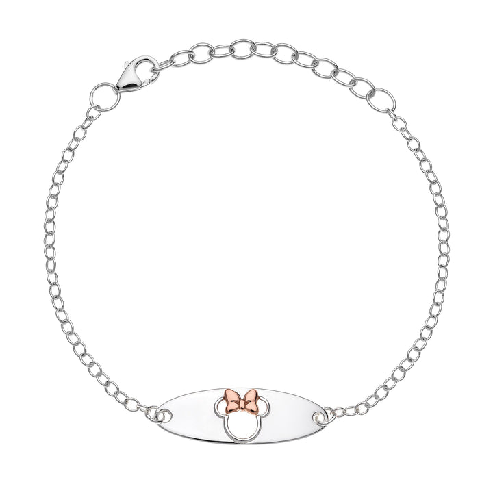 Disney-Armband aus Silber mit einer zentralen Figur, die Minnie darstellt Minnie-Teller, Minnie-Tell