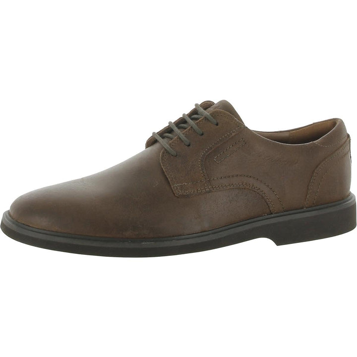 Clarks Herren Malwood Lace Oxford 44 EU Cola Veloursleder, 44 EU Cola Veloursleder