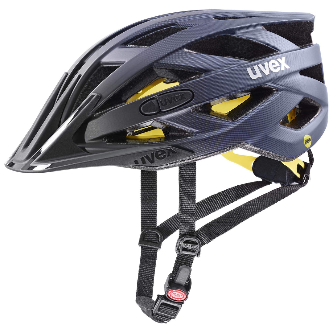 uvex Unisex – Erwachsene i-vo cc MIPS Fahrradhelm, Midnight - Silver mat, 56-60 cm Single, Single