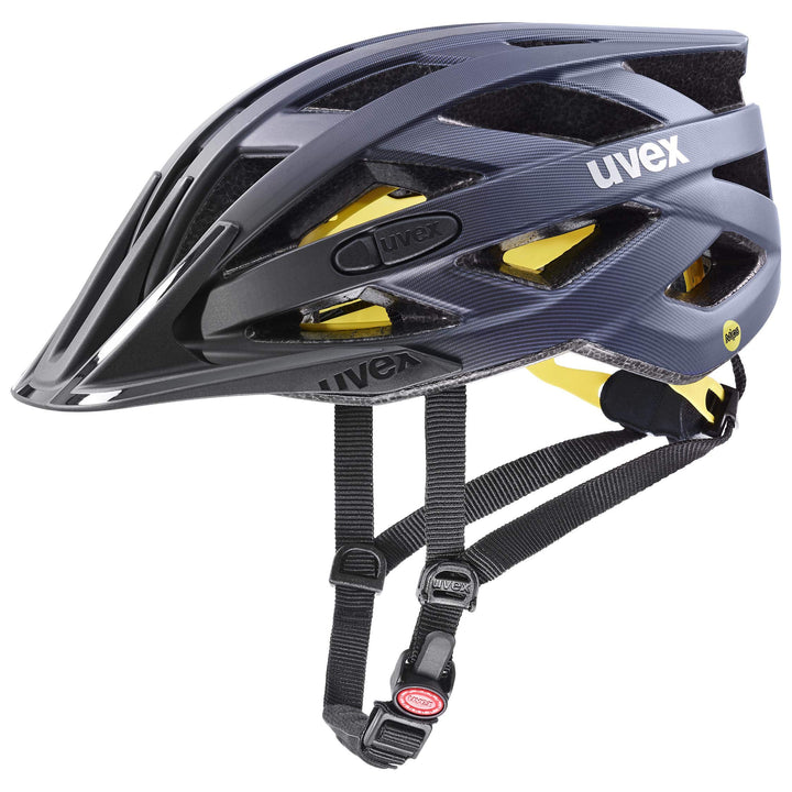 uvex Unisex – Erwachsene i-vo cc MIPS Fahrradhelm, Midnight - Silver mat, 56-60 cm Single, Single