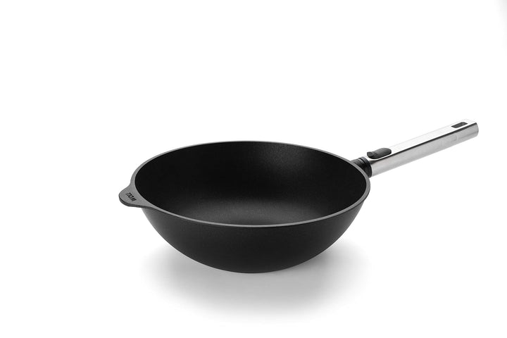 Woll Diamond Logic XR Pro Wok- und Rührpfanne mit Edelstahlstiel - Induktiv -, Ø 30 cm, 10 cm hoch,