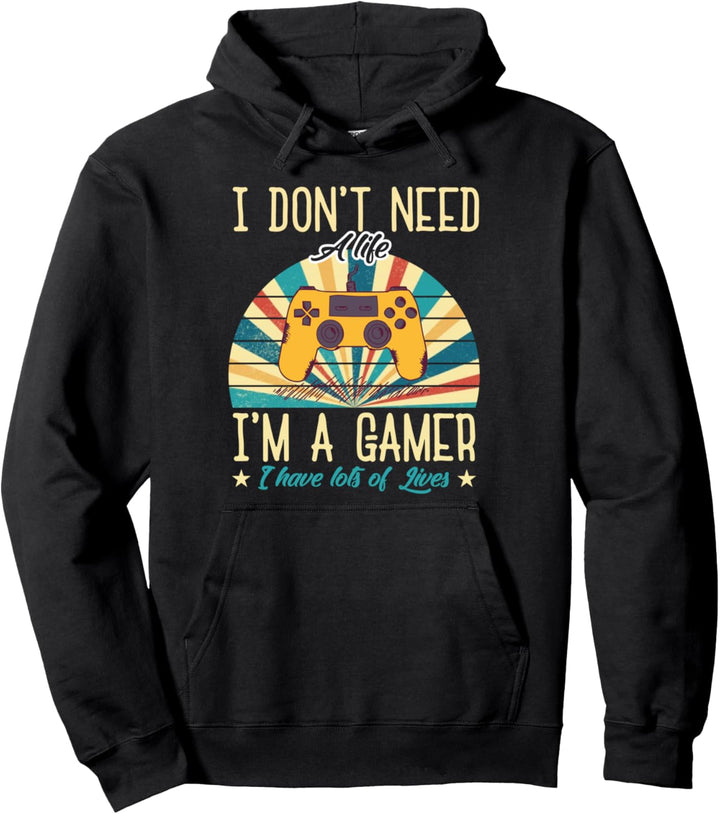 Das Leben ist ein Einzelspieler-Spiel Pullover Hoodie