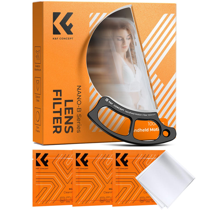 K&F Concept B-Serie Filter Objektiv mit Bewegungsunschärfe-Effekt für Handys und Kameras, Filter für