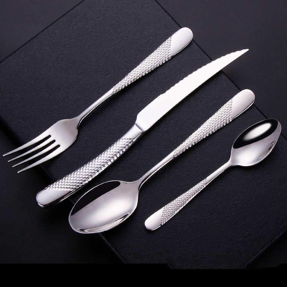 Besteck Besteck Set, Edelstahl Elegant Exquisit Dauerhaft, Steak Messer Gabel Löffel Für Zuhause, Ho