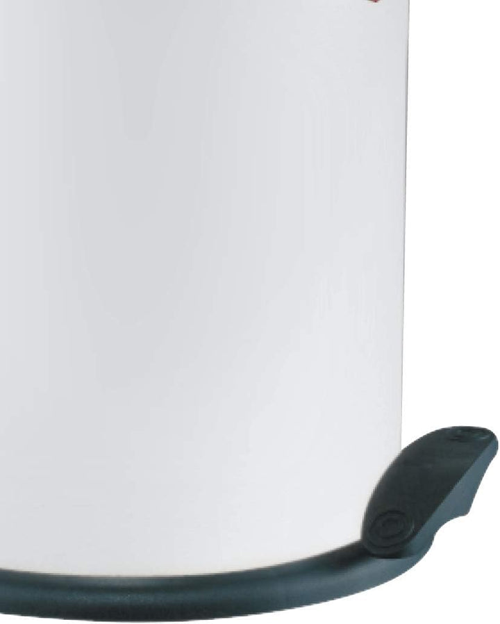 WESCO klassischer Tretabfallsammler CAPBOY MAXI in der Farbe graphit matt, pulverbeschichtetes Stahl