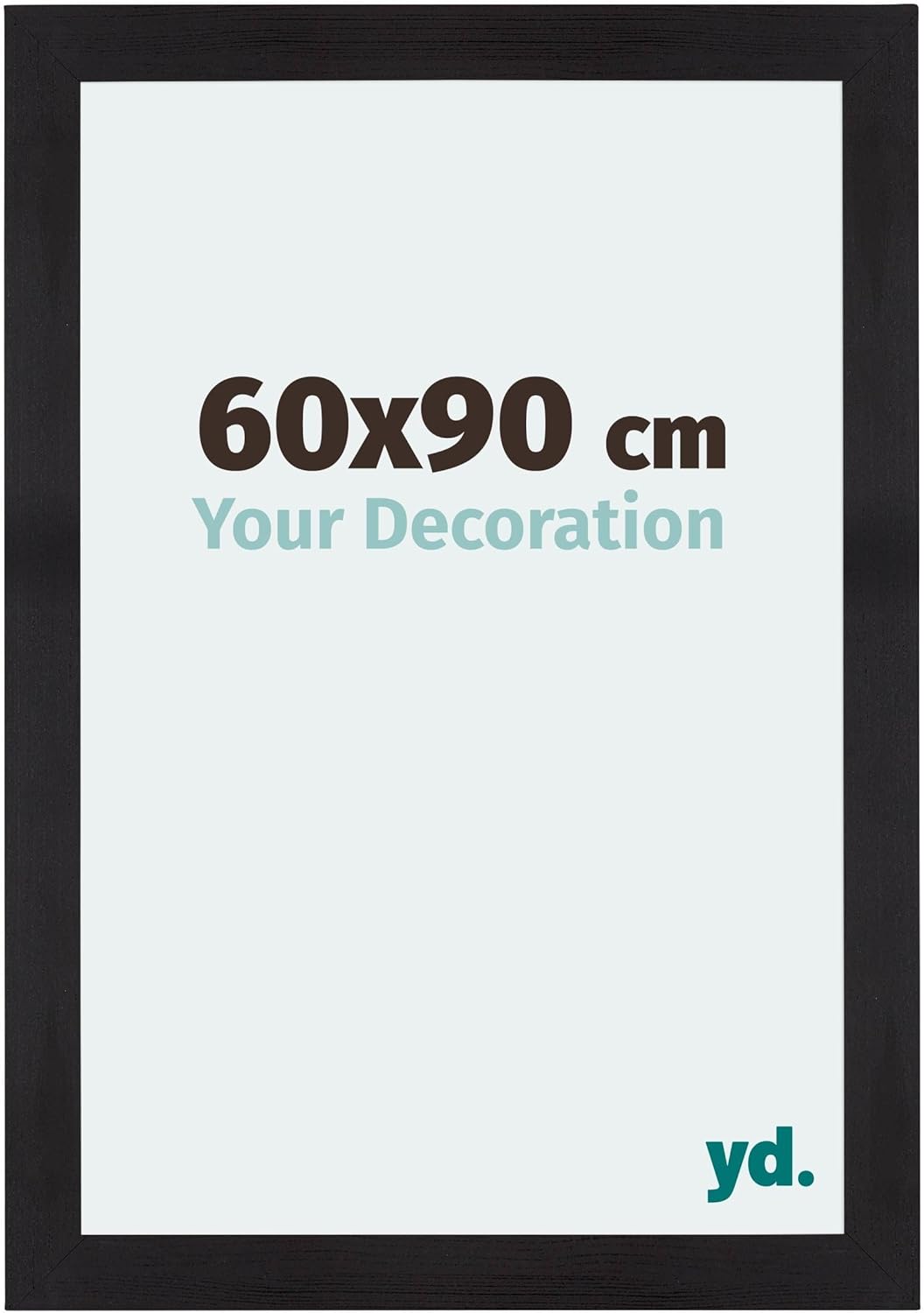 yd. Your Decoration - Bilderrahmen 60x90 cm - Bilderrahmen aus MDF mit Acrylglas - Antireflex - Ausg