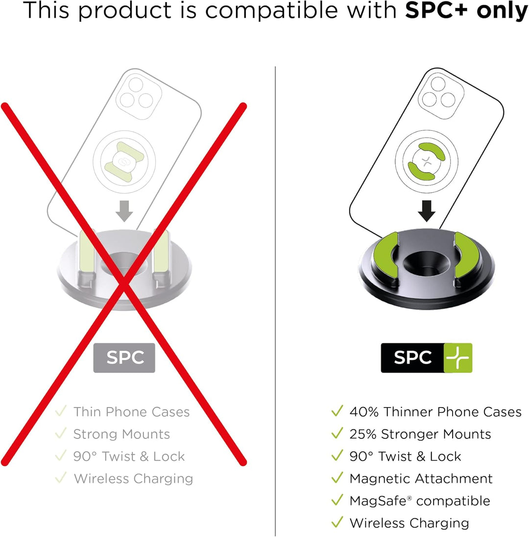 SP CONNECT Phone Case | SPC+ | kompatibel mit iPhone 15 Pro & Micro Stem Mount SPC+ Bundle mit Micro