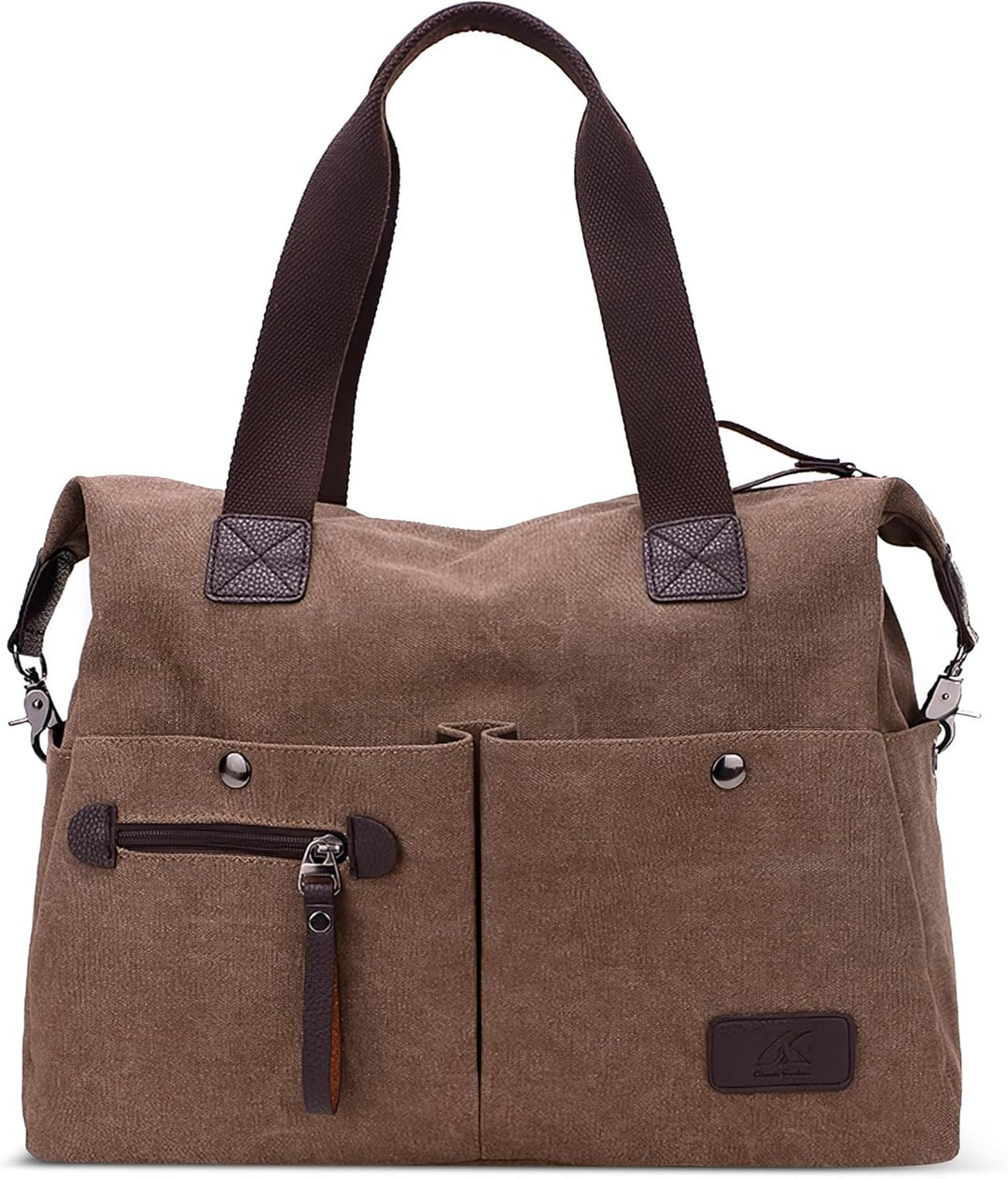 DIRRONA Mode Damen Canvas Handtasche Canvas Schultertasche Beiläufig Hobo Tasche Schule Einkaufen Mu