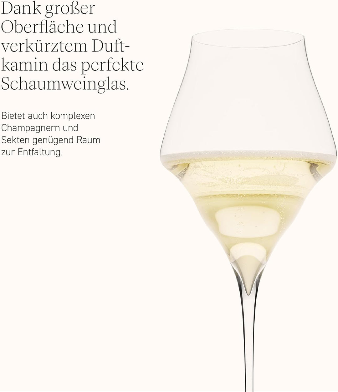 Josephine No. 4 | Champagne | Champagnergläser 2er Set designed by Kurt Josef Zalto 2 Stück (1er Pac