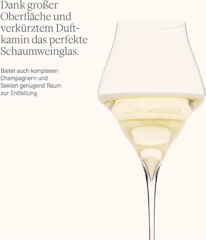 Josephine No. 4 | Champagne | Champagnergläser 2er Set designed by Kurt Josef Zalto 2 Stück (1er Pac