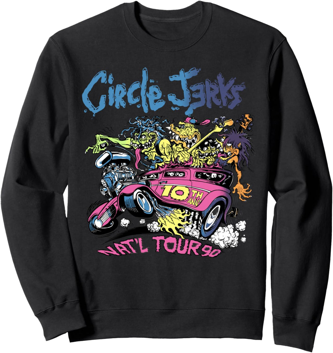 Circle Jerks 91 Tour illustration Sweatshirt