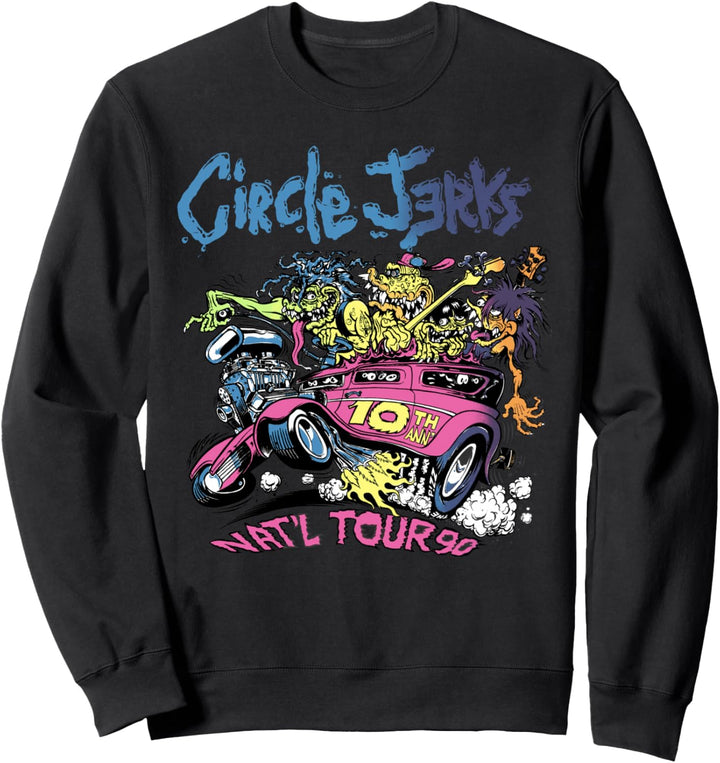 Circle Jerks 91 Tour illustration Sweatshirt