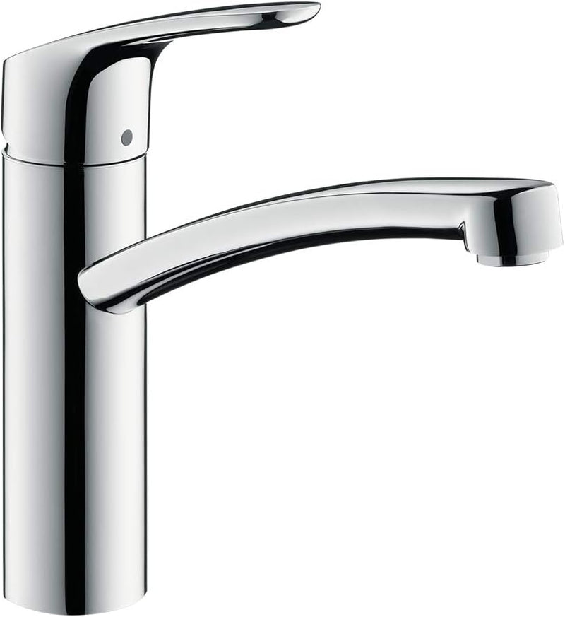 hansgrohe Focus M41 - Küchenarmatur, 1 Stahlart, Wasserhahn Küche mit Auslaufhöhe 160 mm, Mischbatte