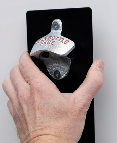 Magnet-Wand-Flaschenöffner/Bier-Flaschen-Öffner mit Magnet-Fang/Magnetfalle + Pint-Bierglas-Schild "