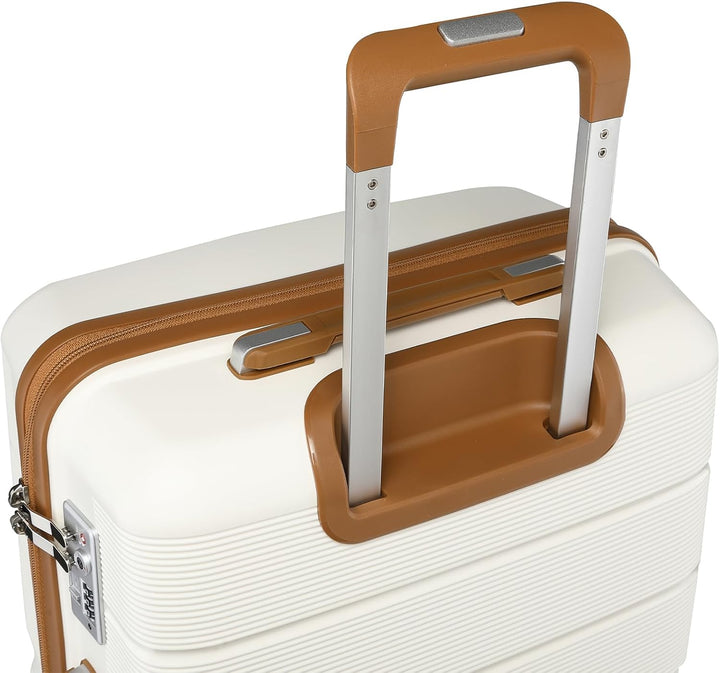 British Traveller Reisekoffer Gross Koffer Trolleys Gross Hartschalenkoffer 100% PP Handgepäck Koffe